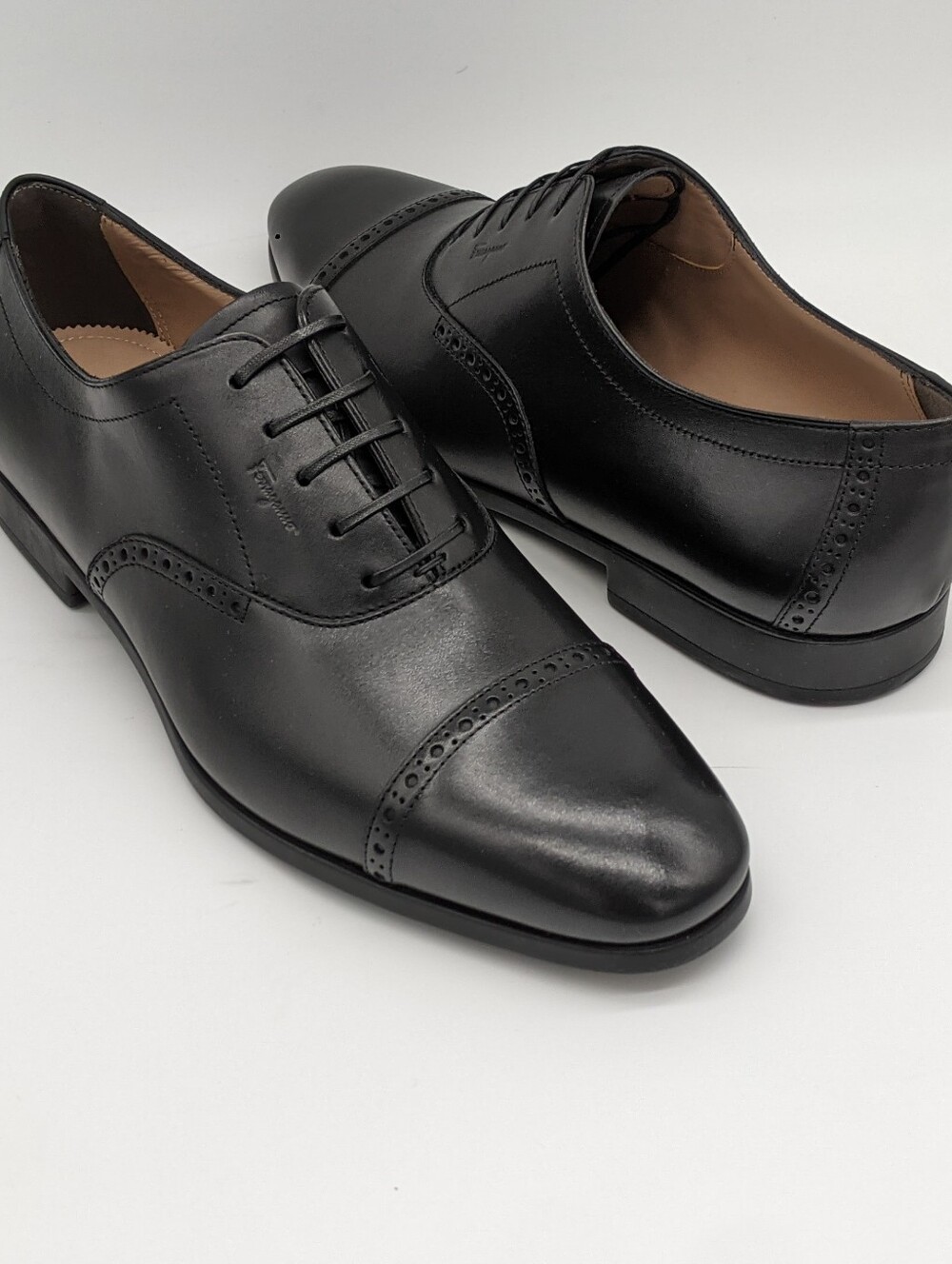 Ferragamo Mens Shoes Riley Loafers Size 7.5EE New With Box